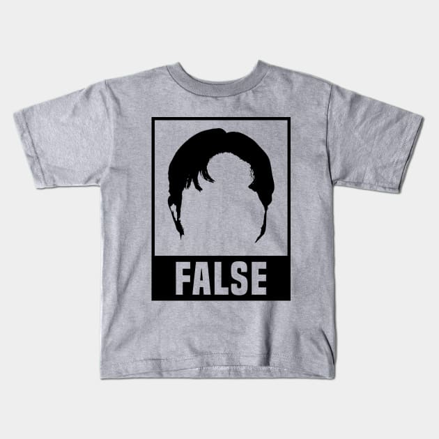 Dwight False Funny Tv Kids T-Shirt by Mandegraph